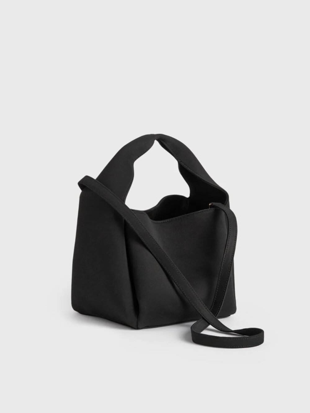 NWT Toteme Petite Satin Bucket Shoulder Bag Crossbody Top Handle